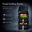 NUTRICOOK 9.6L (4.8+4.8L) Duo Stack Air Fryer Pro - NC-AFDS330 - In Store