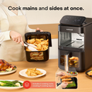 NUTRICOOK 9.6L (4.8+4.8L) Duo Stack Air Fryer Pro - NC-AFDS330 - In Store