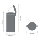 BRABANTIA 30L NewIcon Pedal Bin