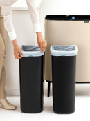 BRABANTIA Bo Touch Bin Hi, 2×30L