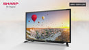 SHARP 32" HD LED TV With USB Movie Playback - 2T-C32BB1M - RL Exclusive - Black Friday Promo till 30 Nov