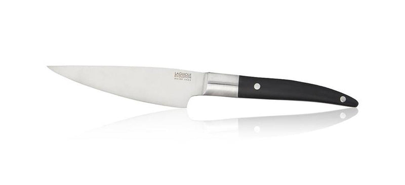 TB Haute Coutellerie Francaise Steak Knife Cote de Boeuf Laguiole Evolution Bois Noir Stainless Steel Slicing Knife - 10300022 - RL EXCLUSIVE