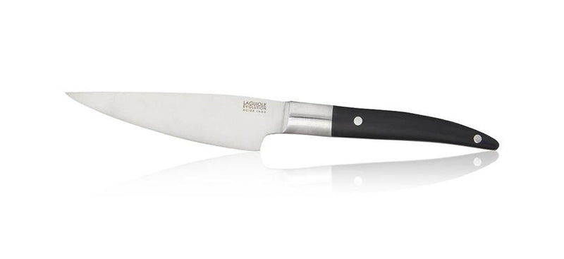 TB Haute Coutellerie Francaise Steak Knife Cote de Boeuf Laguiole Evolution Bois Noir Stainless Steel Slicing Knife - 10300022 - Sept Promo till 30 Sept - RL EXCLUSIVE
