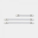 BRABANTIA Ironing Cover Fasteners - Set of 3 - White - 108266