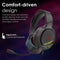 VERTUX  - Noise Isolating Amplified Wired Gaming Headset - TOKYO.RED