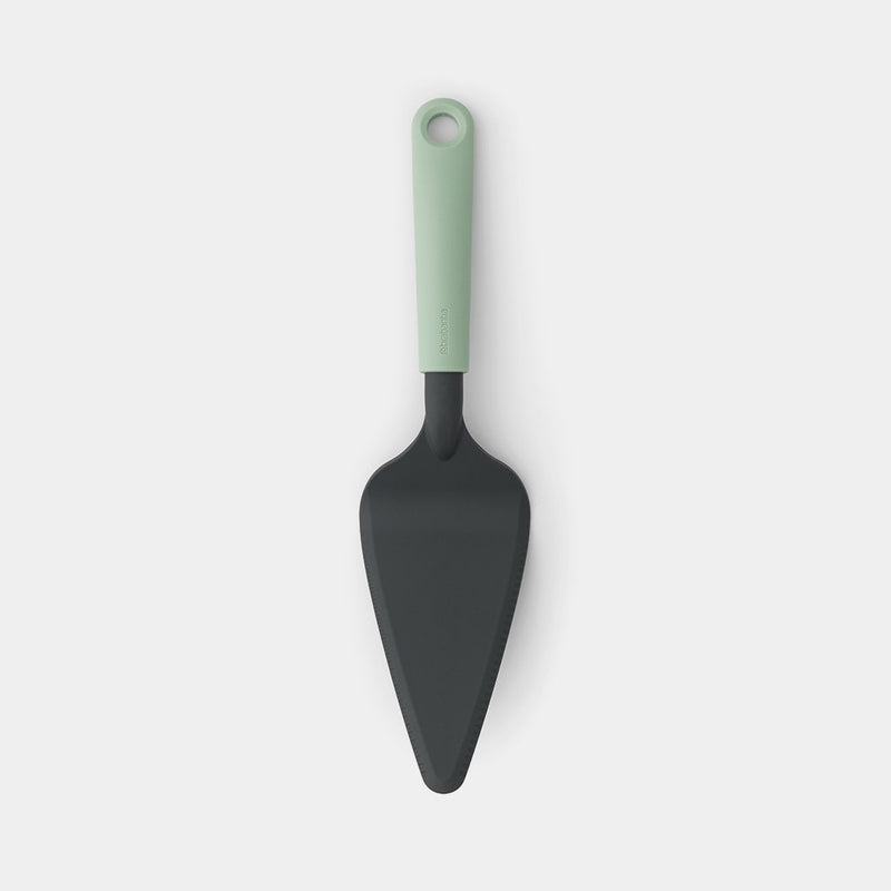 BRABANTIA Tasty+ Cake Server plus Cutting Edge - Jade Green - 122989