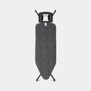 BRABANTIA Ironing Board C 124 x 45 cm, for Steam Iron - Denim Black - 134609