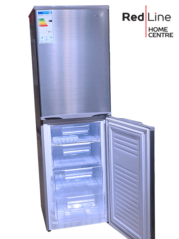 SHARP 320L/246L A+ Bottom Freezer Direct Cooling Silver Fridge - SJ-BH320-HS2 - RL Exclusive - Black Friday Promo till 30 Nov