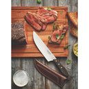 TRAMONTINA 8" [20cm] Stainless Steel Knife with Brown Polywood Handle - 21191/098