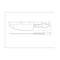 TRAMONTINA Churrasco 8" [20cm] Stainless Steel Knife with Brown Polywood Handle - 21191/198