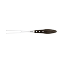 TRAMONTINA Churrasco Stainless Steel Carving Fork with Brown Handles - 21192/190