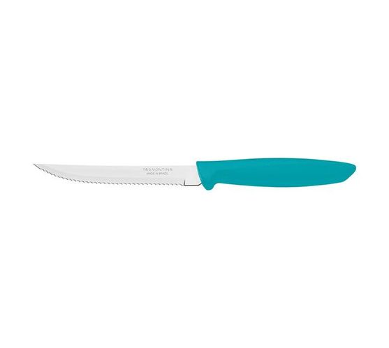 TRAMONTINA 5″ [13cm] Steak Knife Turquoise 23410/885