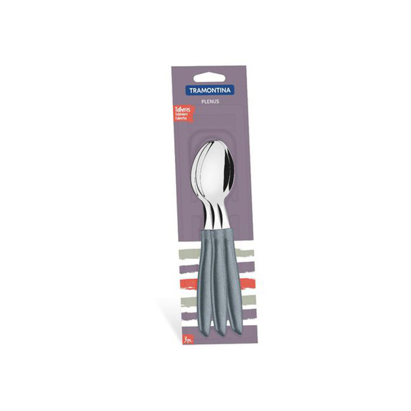 TRAMONTINA 3 Pcs Spoon Set [Blister Packaging] - 23413/360