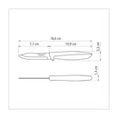 TRAMONTINA 3" [8cm] Plenus Vegetable/Fruit Pairing Peeling Knife 23420/803 - Limited Stock