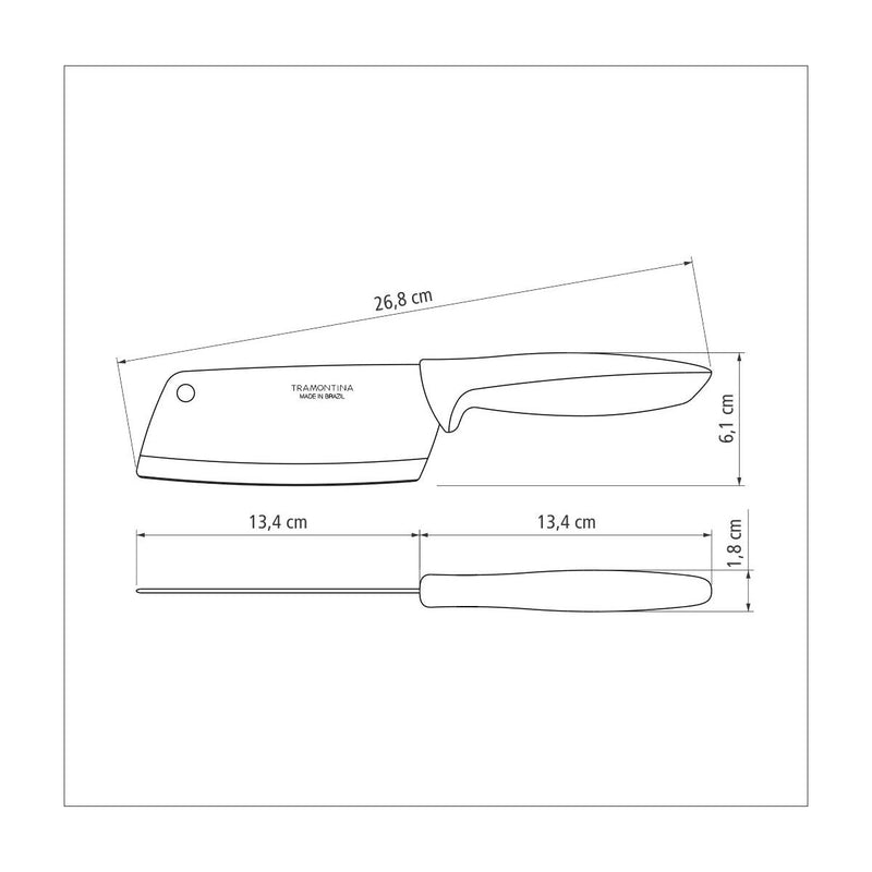 TRAMONTINA 5" [13cm] Cleaver - 23430/005