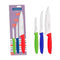 TRAMONTINA 3Pcs Plenus Knives Set Colored 23498/920