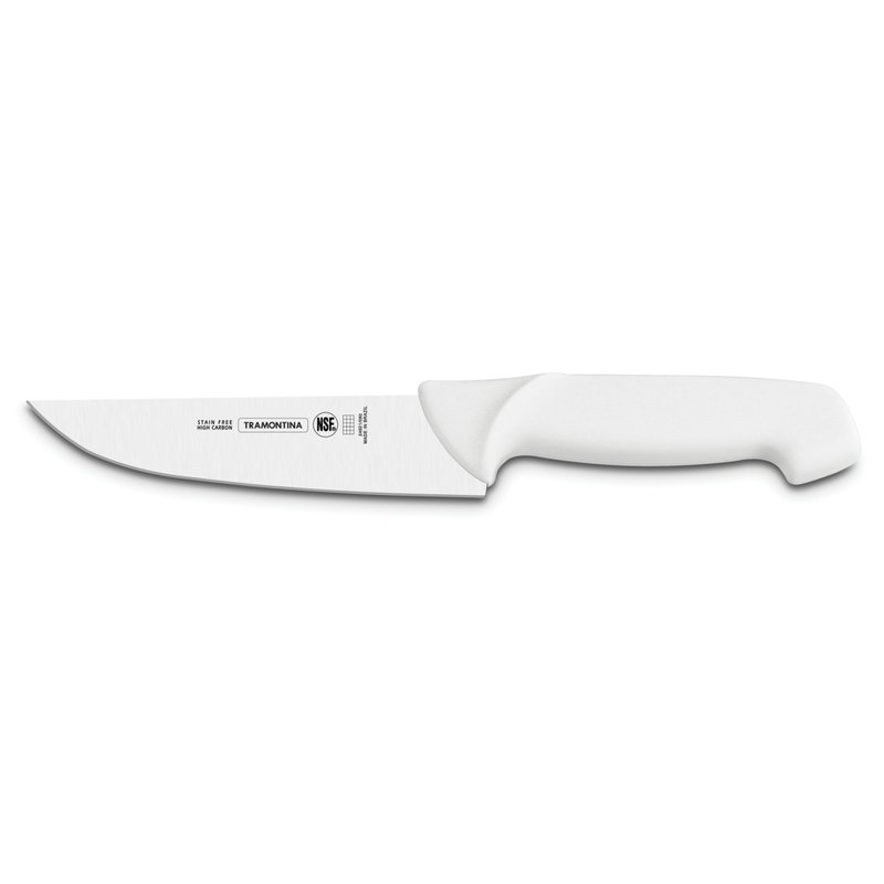 Tramontina 7″ [18cm] Butcher Knife, White - Professional Master Range - 24621/087