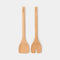 BRABANTIA Profile, Wooden Salad Servers, Set of 2 - 260643