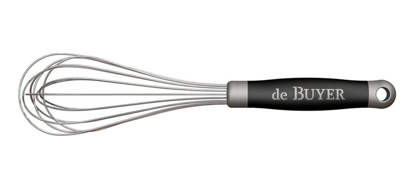 DE BUYER Professional Polypropylene Whisk GOMA with Stainless Steel Wires 35cm- 2610.35