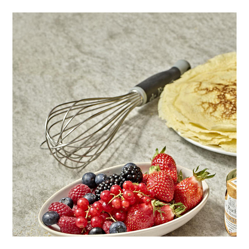 DE BUYER Professional Polypropylene Whisk GOMA with Stainless Steel Wires 25cm - 2610.25 - 1 unit left