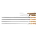 TRAMONTINA Churrasco 6pcs Stainless Steel Barbecue Set with Natural Wood Handles  - 26499/032 - Limited Stock