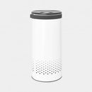 BRABANTIA 35L Laundry Bin - White - 304866