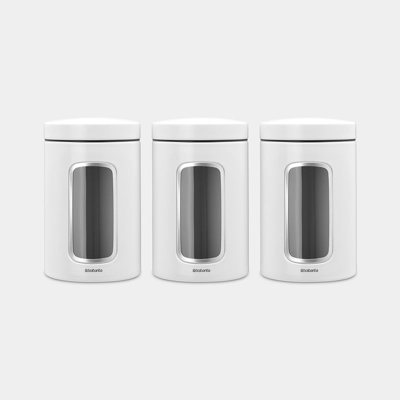 BRABANTIA Window Canister Set, – Online Shop In Mauritius