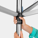 BRABANTIA 40m Rotary Dryer Topspinner with Concrete Tube, Ø 45 mm - Metallic Grey - 310768