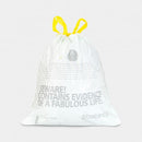 BRABANTIA PerfectFit Bags, Code A (3 litre), 12 rolls of 20 bags - 311727