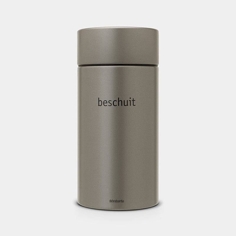 BRABANTIA 1.7L Canister, Platinum - 312380