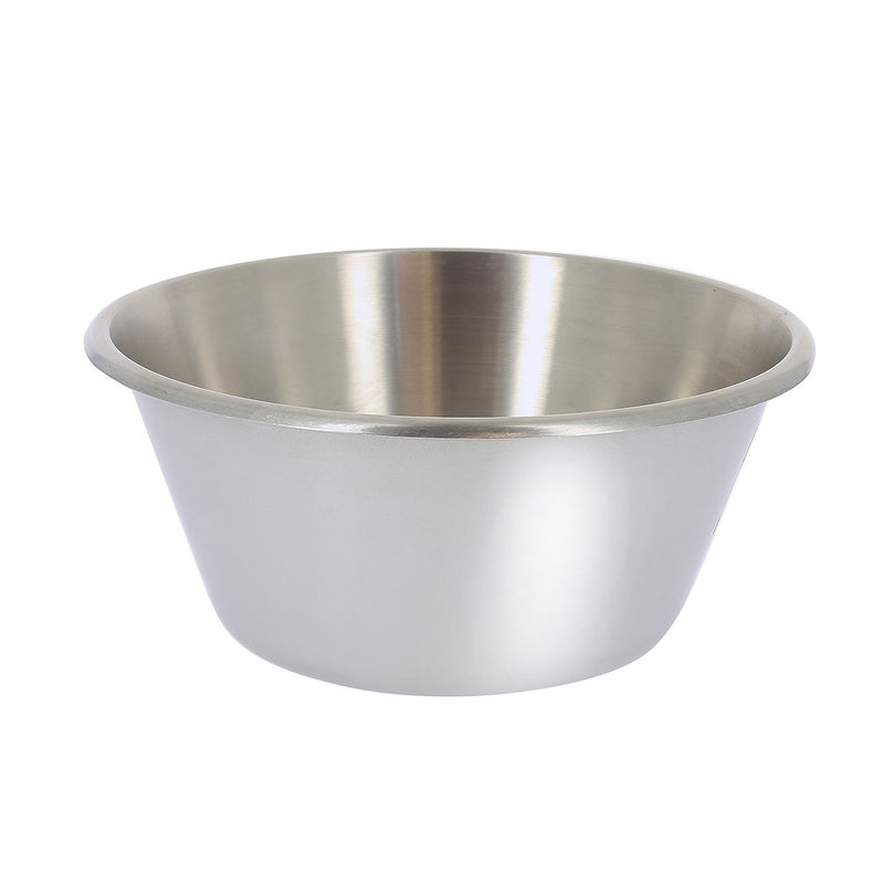 DE BUYER Professional Stainless Steel Flat Bottom Bowl - 24 cm - 3250.24 - Sept Promo till 30 Sept
