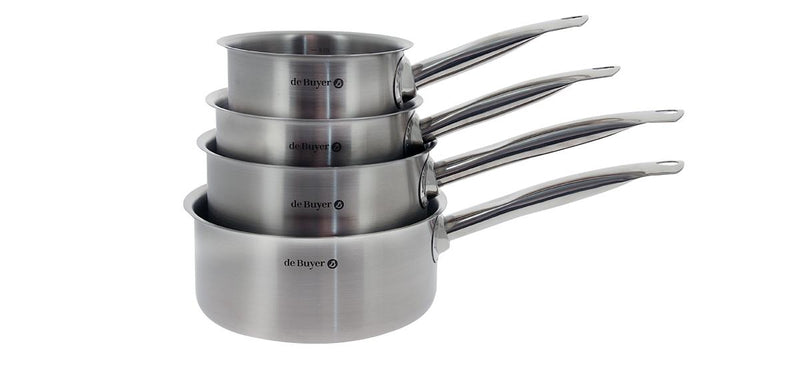 DE BUYER PRIM'APPETY Stainless Steel Saucepan with Cast Handle 24cm - 3501.24