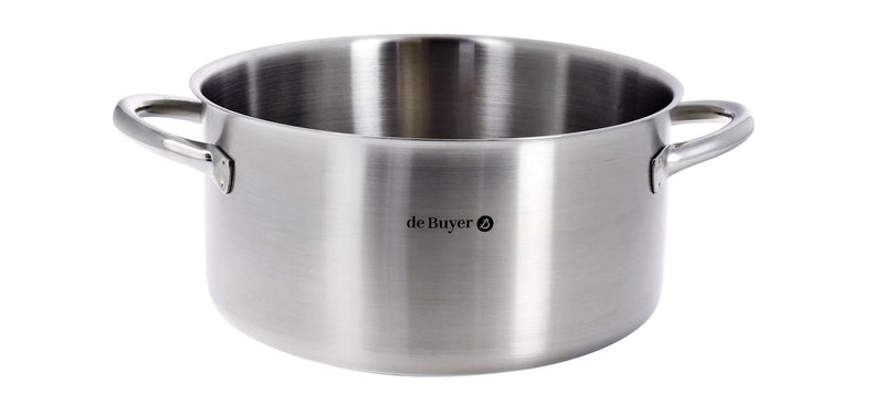 DE BUYER PRIM'APPETY Stainless Steel Stewpan with Cast Handle 32cm - 3505.32