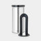 BRABANTIA Coffee Pad Canister, Matt Steel Fingerprint Proof - 476228