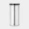 BRABANTIA Coffee Pad Canister, Matt Steel Fingerprint Proof - 476228