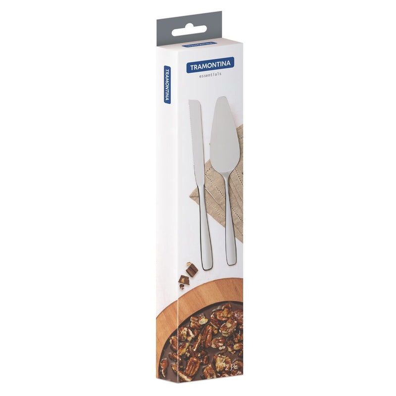 TRAMONTINA Amazonas stainless steel cake set 2 pieces - 66960/583