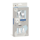 TRAMONTINA Le Petit stainless steel children's flatware set for boys with shiny finish and relief design, 2 pc set - 66973/010