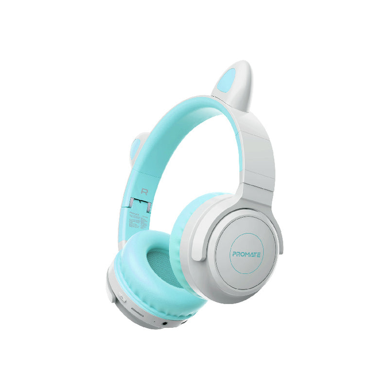 PROMATE KidSafe Kawaii Style Wireless Kids Headphone - PANDA.AQA