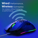 VERTUX GameCharged™ Dual Mode Gaming Mouse - AMMOLITE