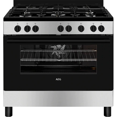 AEG Catalytic Freestanding cooker with 5 Gas burners Oven 90 cm - CKB901A4BM