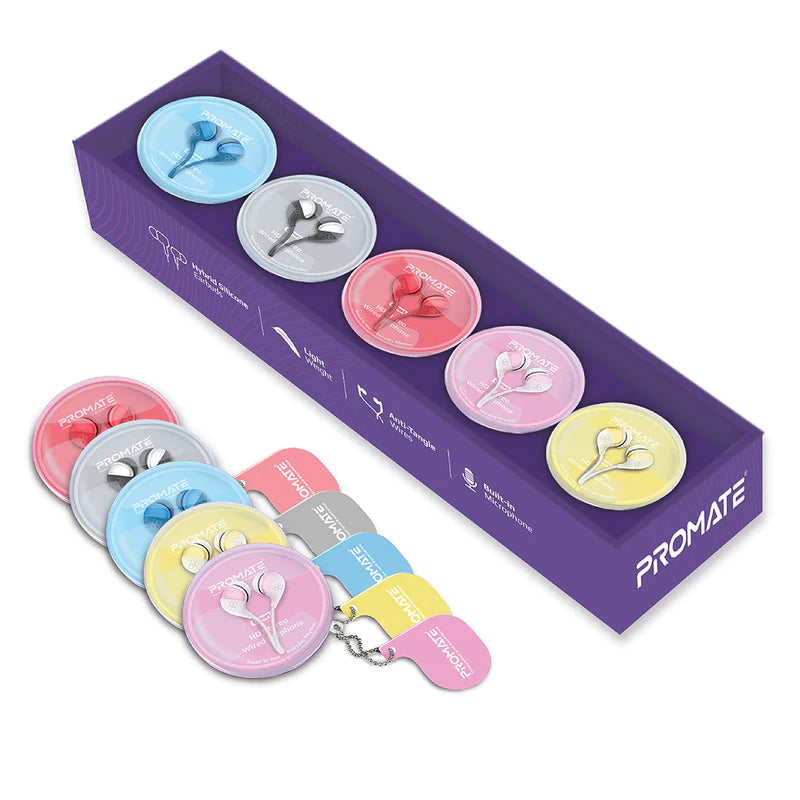 PROMATE HD Stero In-Ear Wired Earphone with Microphone - COMET - Father's day Promo - Till 18 June 2023