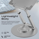 PROMATE Ergonomic Multi-Level Aluminium Laptop Stand- DESKMATE-6.GREY