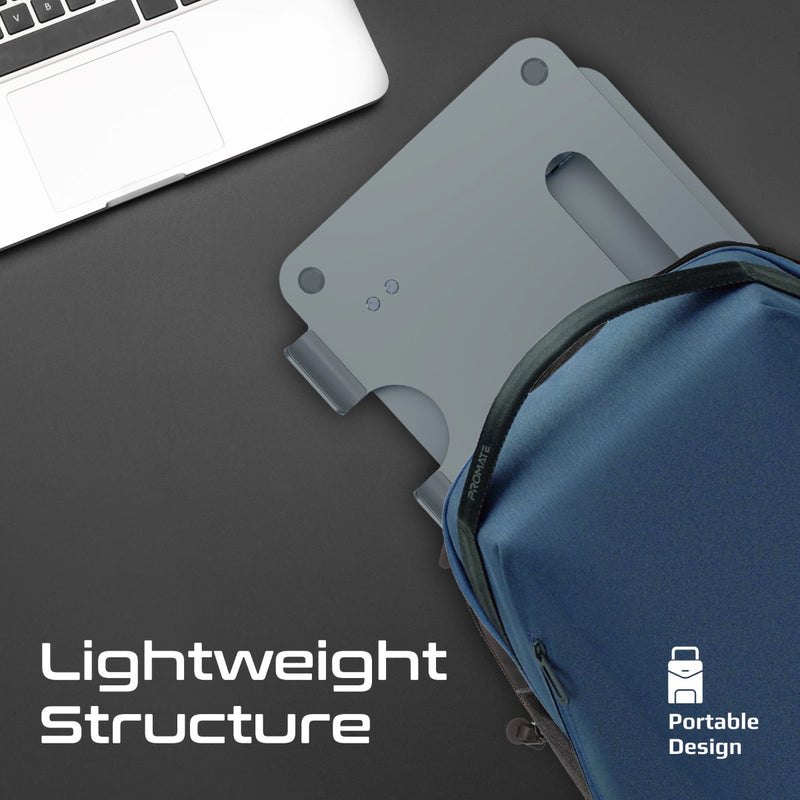 PROMATE Ergonomic Multi-Level Aluminium Laptop Stand- DESKMATE-7.GREY ...