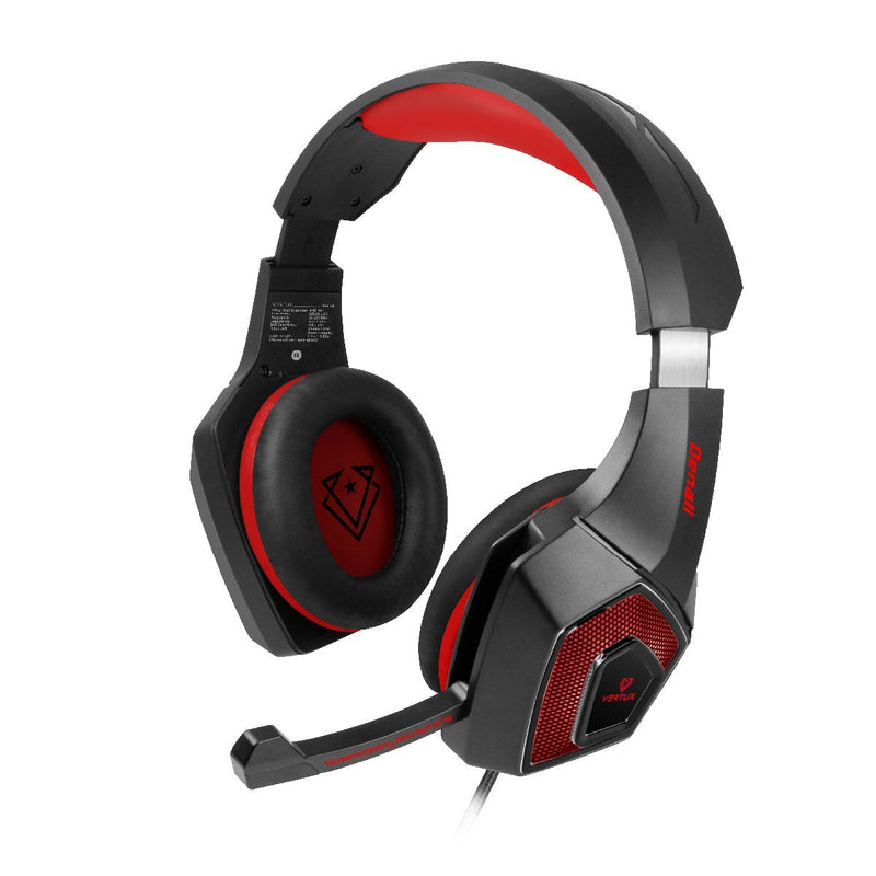 VERTUX High Fidelity Surround Sound Gaming Headset - DENALI