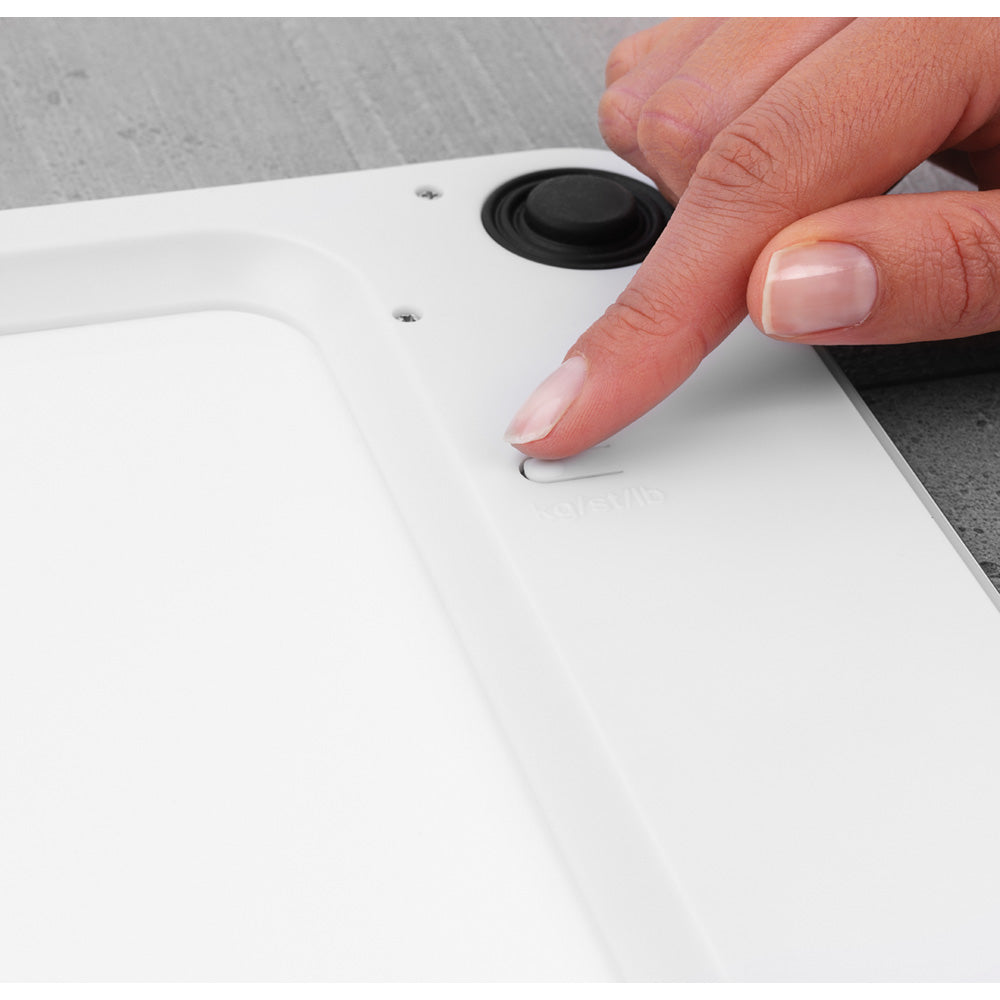 BRABANTIA Digital Bathroom Scales, Battery Powered, Glass - White - 48 – Online Shop In Mauritius