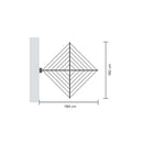 BRABANTIA 24m WallFix Dryer + Protection/Storage Box Metallic Grey - 475924