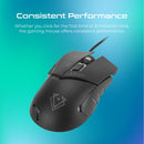 VERTUX Quick Response Ergonomic Gaming Mouse - DOMINATOR