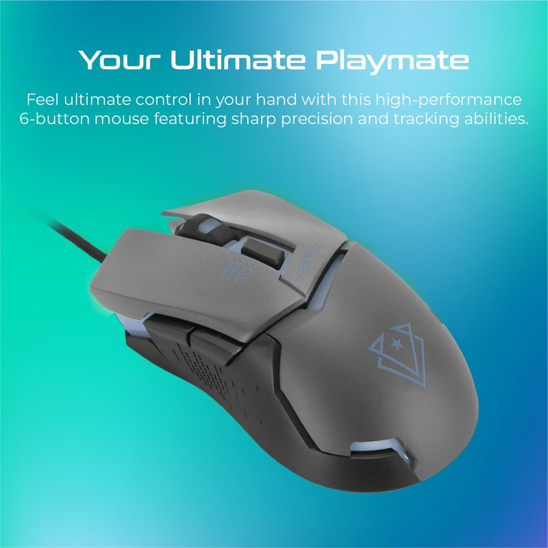 VERTUX Quick Response Ergonomic Gaming Mouse - DOMINATOR