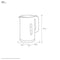 ELECTROLUX 1.7L UltimateTaste 300 kettle - E2EK1-100W