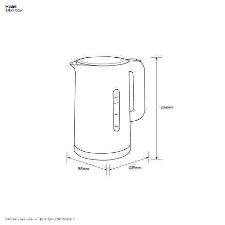 ELECTROLUX 1.7L UltimateTaste 300 kettle - E2EK1-100W